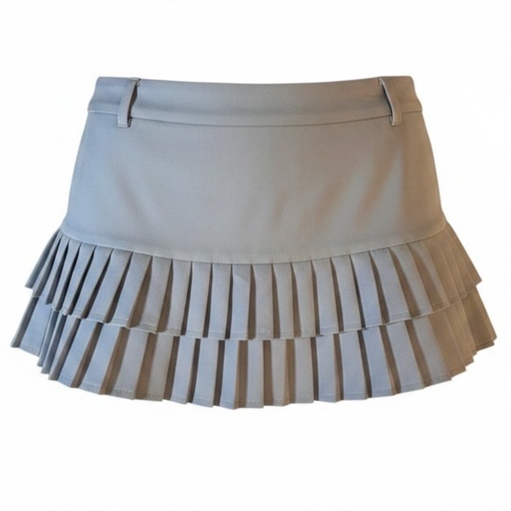 Hollister Light Blue Pleated Tennis Golf Skort Built In Shorts Women's XL NWT